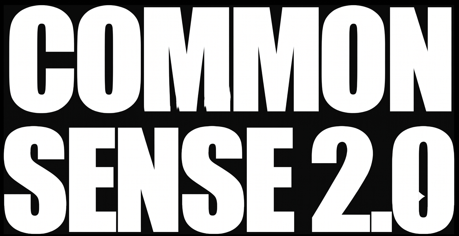 Common Sense 2 0 A Big Beautiful Book Dr Sassan Kaveh Logo2