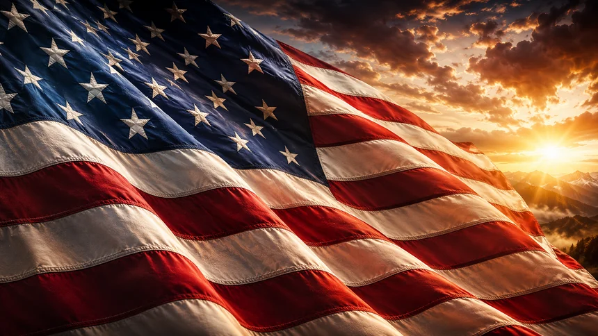 The American flag — the republic George Washington handed back to the people