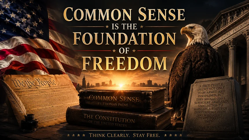 Common sense is the foundation of freedom
