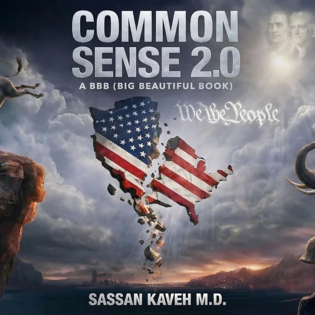Common Sense 2.0 hardcover — American exceptionalism by Dr. Sassan Kaveh